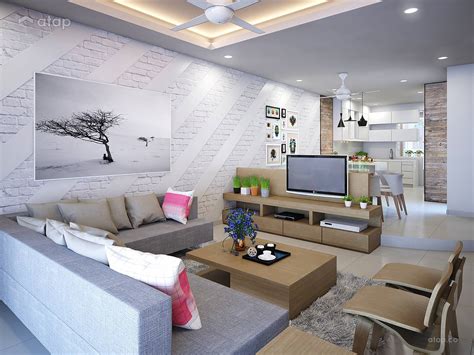 Living Room Small Terrace House Interior Design