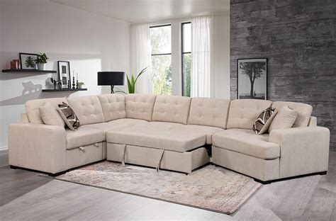 Living room set with a sofa bed
