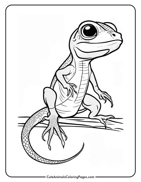 Lizard Coloring Pages