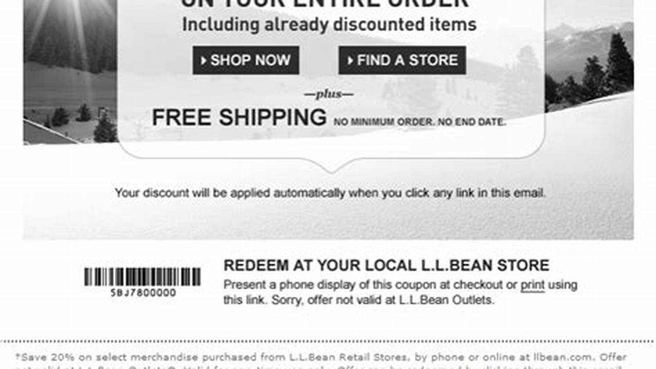 Ll Bean Coupon Code March 2024