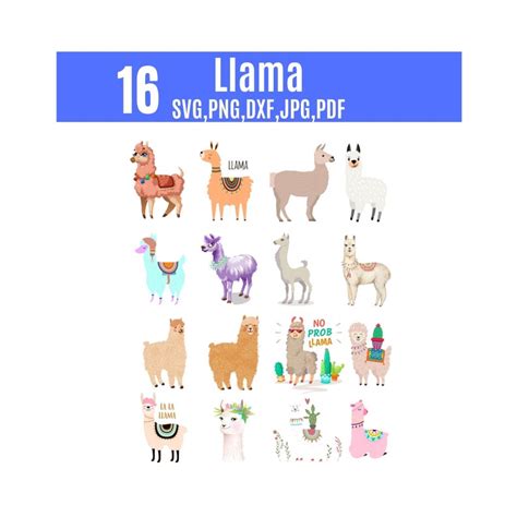 Download Llama Clipart Bundle Files DXF Files