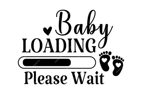 Download Loading, Baby Loading, Please Wait Cut Files
