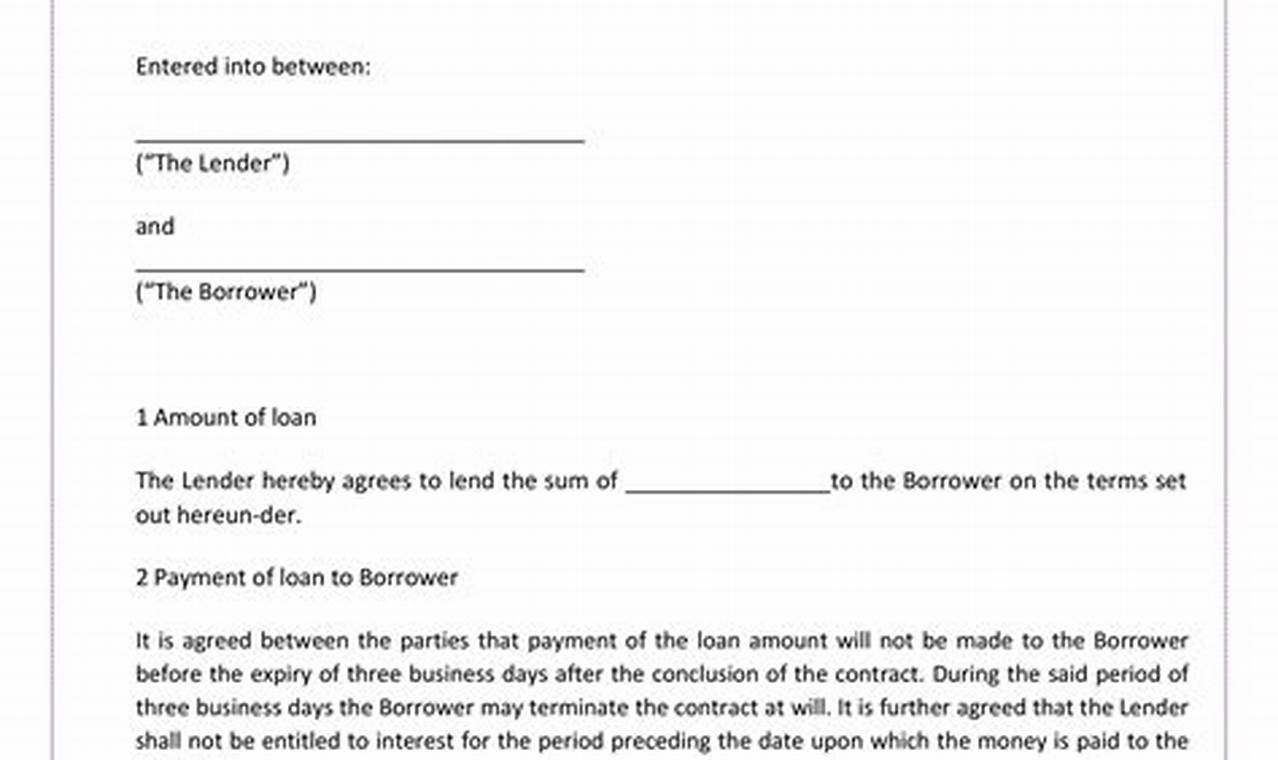 Unlock Legal Protection: Review and Understand Loan Contract Templates