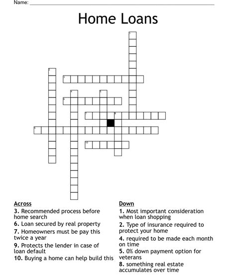 Loan Installment Crossword Clue