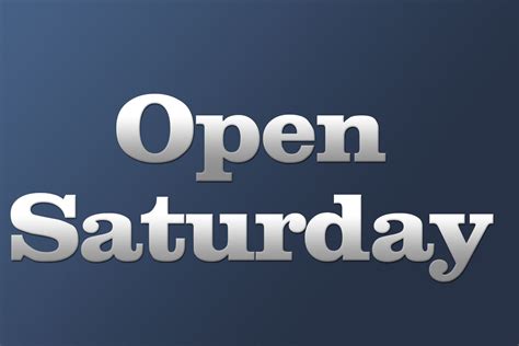 Loan Offices Open On Saturday