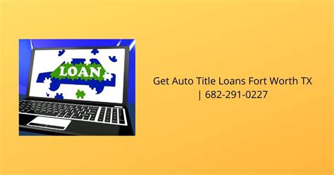 Loan Places In Fort Worth Tx