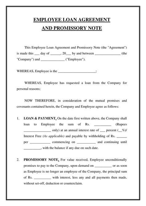 Loan To Employees By Company