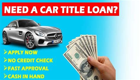 Loan With Title Of Car