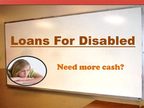 Loans For Disability Income