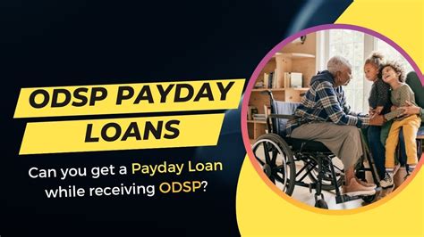 Loans For Odsp Recipients