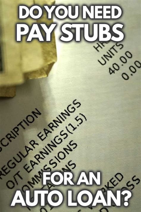Loans That Don T Require Pay Stubs