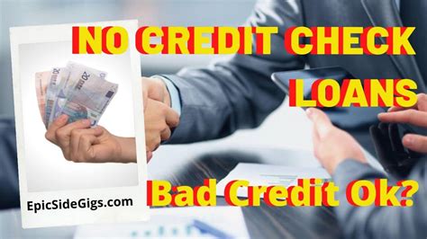 Loans With No Job And Bad Credit