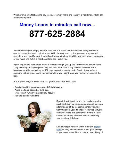 Loans With Phone Numbers