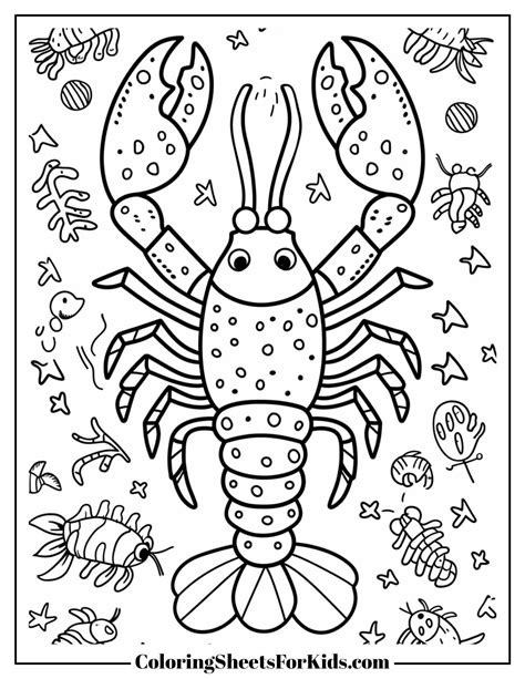 Lobster Coloring Pages