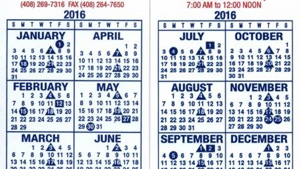 Local 405 Calendar 2025