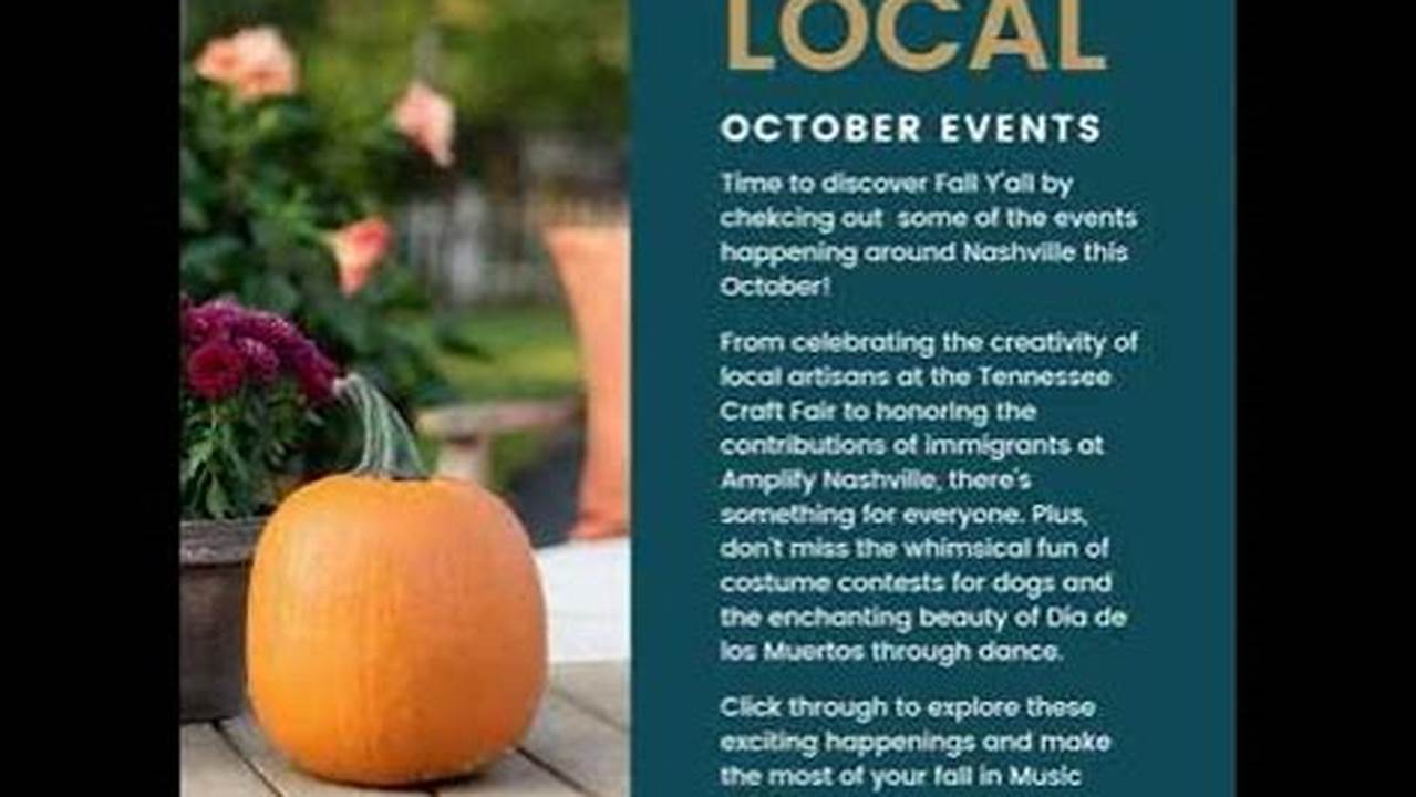 Local Events October 2024