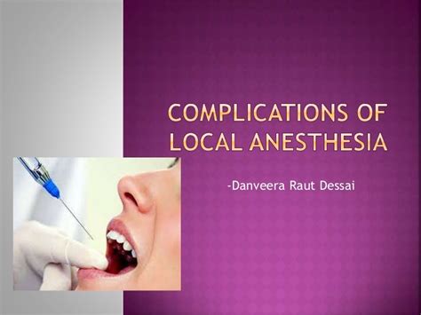 Local Anesthesia: Usually, Yes!