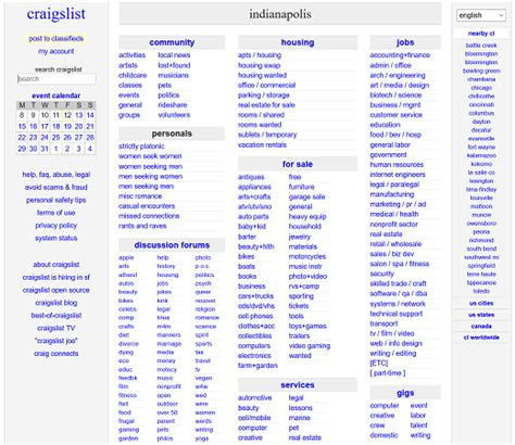 Local Craigslist Websites