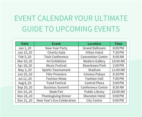 Local Event Calendar Posting Free