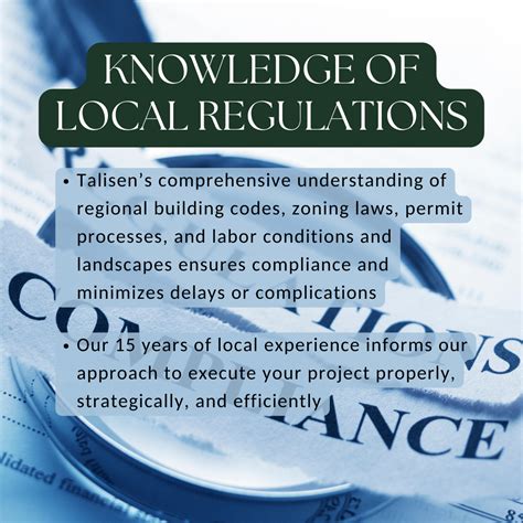 Local Regulations