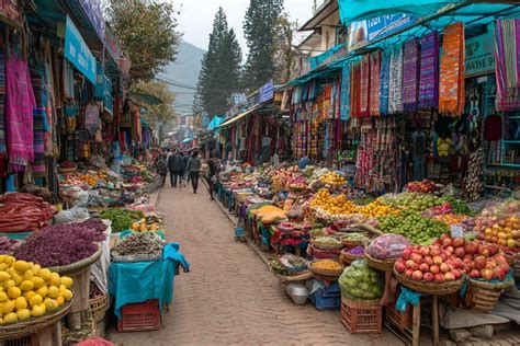 Local guide at market
