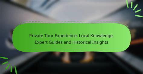 Local guide expertise