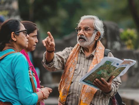 Local guide explaining