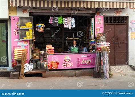 Local shop in Agra