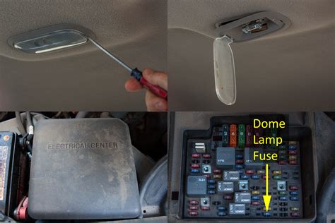 Locating the Dome Light Fuse