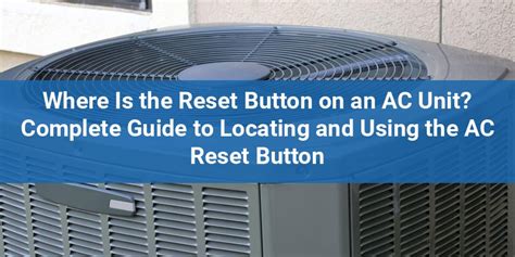Locating the reset button