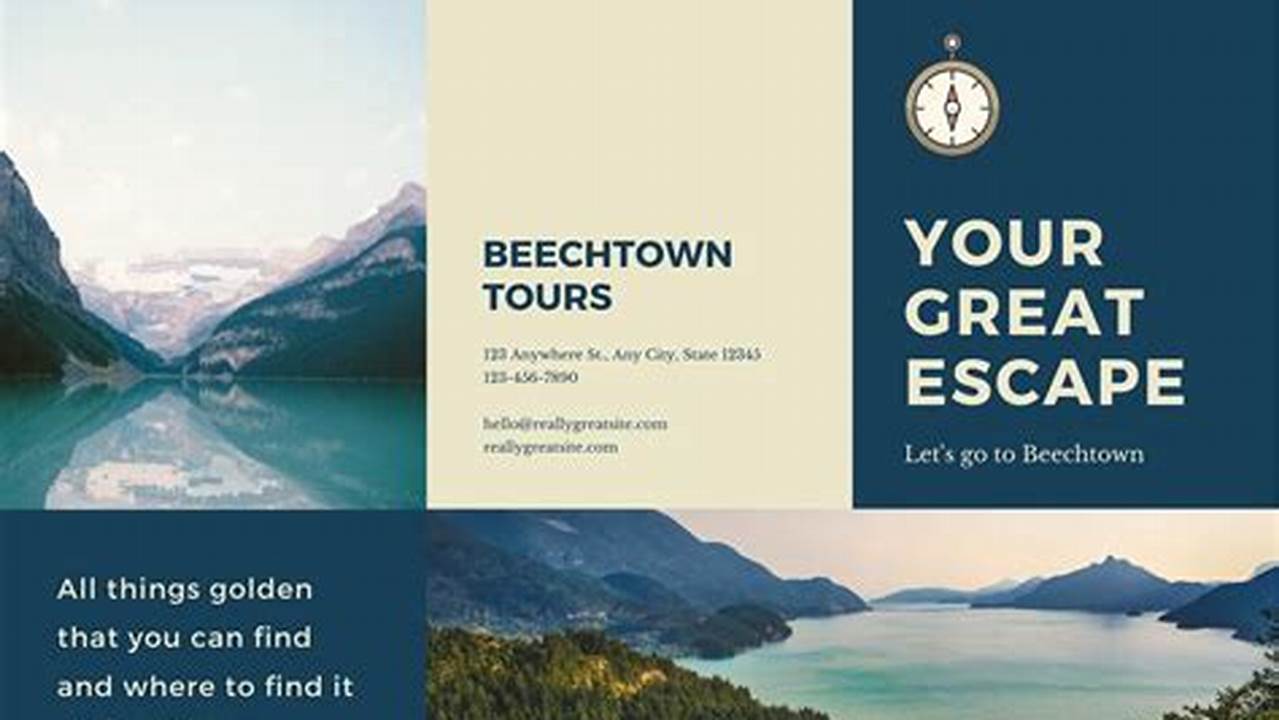 Location Selection, Brochure Template