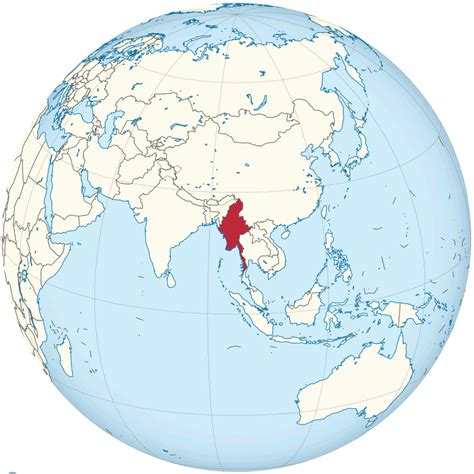 28 Myanmar In World Map Online Map Around The World