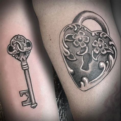 Lock and Key Tattoo 71 Key tattoos, Key tattoo designs