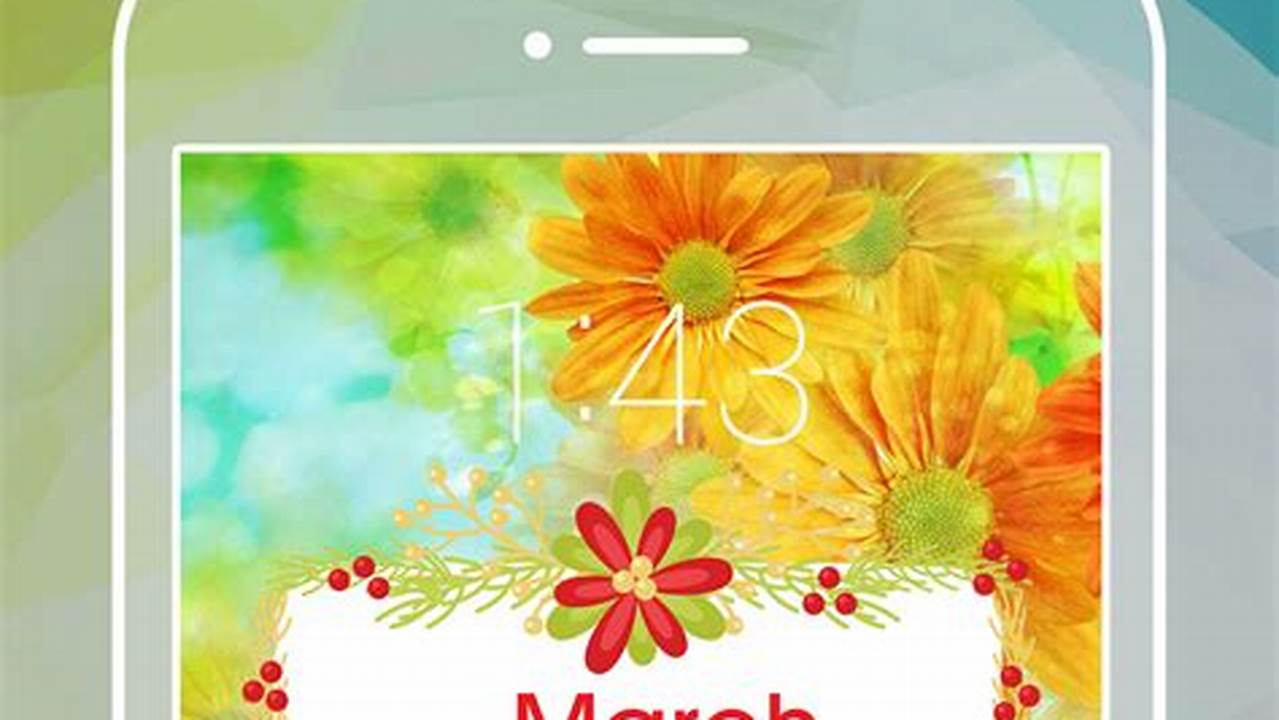 Lock Screen Calendar App