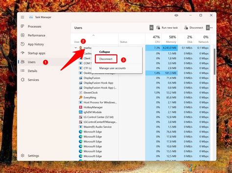 Lock Computer via Task Manager