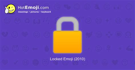 Lock Emoji Meaning with Pictures: from A to Z