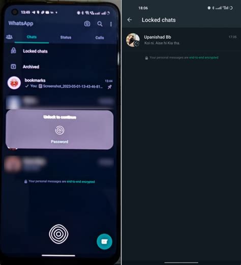Lock WhatsApp Chats with Fingerprint or Passcode