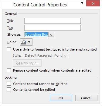 Lock an Image Using the Picture Content Control Function of the Developer Tab in Microsoft Word