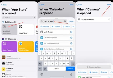 Lock iOS apps using the Shortcuts app