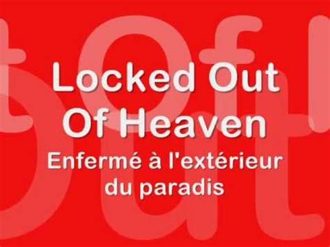 Locked Out Of Heaven Traduction