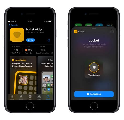 Locket Widget App for iOS