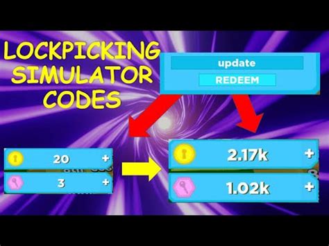 Lockpicking Simulator Codes Roblox - June 2023 -