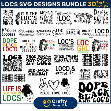 Unlock Your Creativity with Stunning Locs SVG Designs - Elevate Your Craft Game with Our Versatile Collection!