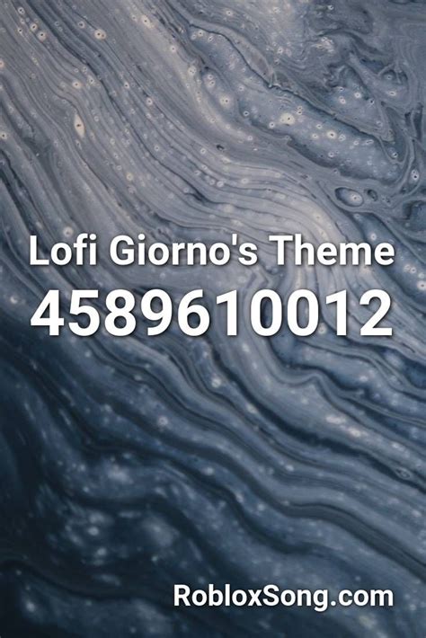 Lofi Giorno\'s Theme Roblox ID - Roblox music codes