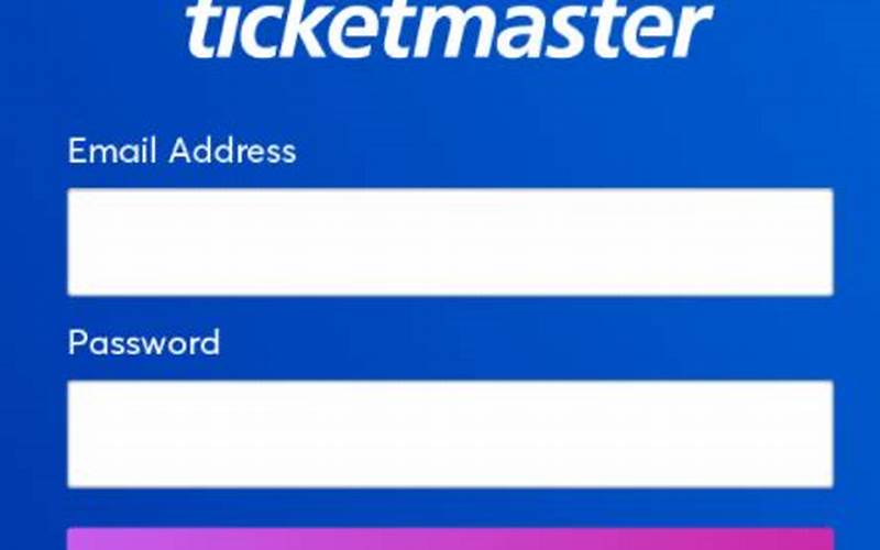 Log In To Ticketmaster
