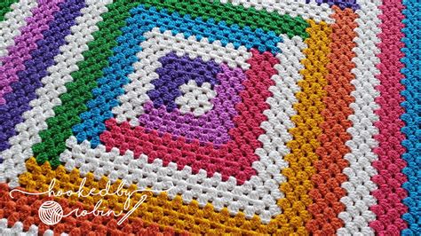 Log Cabin Blanket Crochet