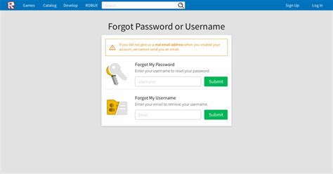 Log In Sign Up Games Catalog Develop Robux