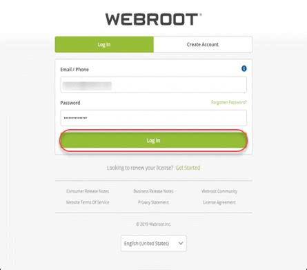 Logging Into Your Account