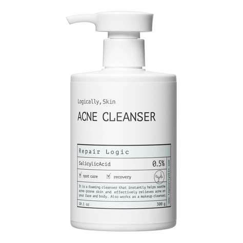 Unleash Flawless Skin with the Power of Logically Skin Acne Cleanser: Your Ultimate Solution to Banish Stubborn Blemishes
