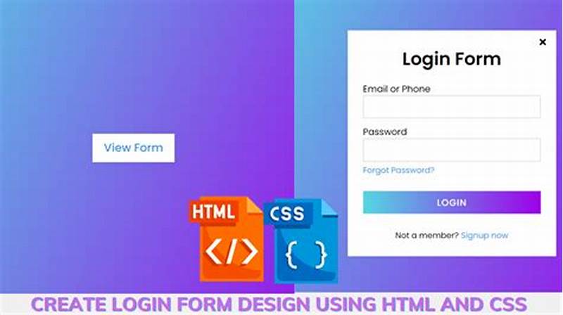 Login Form Using Css